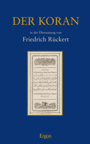 Die Anfänge von Rückerts Koranübersetzung gehen schon auf seine ersten Coburger Jahre (1820-26), der größere Teil jedoch auf die anschließende Zeit in Erlangen zurück. Die Veröffentlichung erfolgte erst posthum: Anlässlich von Rückerts 100. Geburtstag im Jahre 1888 gab der Königsberger Orientalist August Müller den Text aus dem Nachlass heraus. Die Übersetzung fand ein positives Echo unter der Leserschaft des gebildeten Bürgertums ebenso wie in der Fachwelt. Besonders bemerkenswert ist die Tatsache, dass gerade von islamischer Seite die Bedeutung von Rückerts Arbeit hervorgehoben wurde. Wolfdietrich Fischer und Hartmut Bobzin, die sich-in Fortführung ihrer Erlanger Tradition-schon lange der Pflege von Rückerts Nachlass und der Wiederbekanntmachung seines Gesamtwerkes widmen, haben mit der Herausgabe des Korans das wohl bedeutendste orientalische Opus des Dichters in wissenschaftlich gebrauchsgerechter Form neu vorgelegt. Da die Originalausgabe des Werkes seit langem vergriffen ist, wird damit ein weithin anerkanntes Meisterwerk der deutschen Literatur wieder zugänglich gemacht. Der Text folgt dem im Schweinfurter Stadtarchiv aufbewahrten Manuskript, das wohl von Rückert selbst als Druckvorlage vorgesehen war. Dieser Text wird zusammen mit Rückerts eigenen Anmerkungen im Hauptteil der Ausgabe wiedergegeben. Im Anhang folgen Anmerkungen der Herausgeber, die vor allem Sacherklärungen und die Erläuterung ungebräuchlicher Wörter und Begriffe beinhalten. Eine Einleitung gibt Auskunft über die Bedeutung des Korans in der islamischen Welt, über die Genese von Rückerts Koranübersetzung und über deren besondere Qualität im Vergleich mit anderen Übersetzungen aus dem europäischen Raum. Die sprachmächtige, gleichermaßen subtile und kraftvolle, Koran-Übersetzung von Friedrich Rückert gibt als einzige deutsche Übersetzung einen authentischen Eindruck, weshalb der Koran in der islamischen Welt nicht nur als Heiliger Text und letztgültige Offenbarung anerkannt wird, sondern zugleich als unerreichbares Vorbild und Vollendung der arabischen Literatur. Rückerts Übersetzung veraltet nicht, weil sie eine einzigartige Synthese von hoher Gelehrsamkeit des 19. Jahrhunderts und dichterischem Ingenium darstellt. Wer die entschiedene Dimension der Schönheit des Koran in deutscher Sprache erfassen will, kommt an Rückerts Übersetzung nicht vorbei, die dankenswerterweise in einer gründlichen Edition und mit präzisen Erläuterungen von Wolfdietrich Fischer nun wieder vorliegt!“ Prof. Dr. Harald Seubert, Fachbereichsleiter für Philosophie, Religions- und Missionswissenschaft an der STH Basel, im Januar 2019