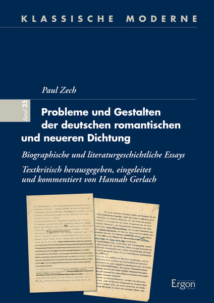 Probleme und Gestalten der deutschen romantischen und neueren Dichtung | Bundesamt für magische Wesen