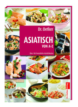 Schluss mit China-Fastfood oder Sushi-Bar: Werden Sie selbst zum Asia- Koch und verwöhnen Sie Ihre Gäste köstlich fernöstlich. Ob ambitionierter Hobbykoch oder Wok-Neuling, in diesem Buch ist für jeden etwas dabei: Lecker scharfes Fisch-Curry, selbst gemachtes Bami Goreng, knusprige Peking-Ente oder Sushi à la Nigiri. Über 100 verlockende Rezepte bieten die Vielfalt der asiatischen Küche ohne aufwändige Zubereitung und mit Zutaten, die man in fast jedem Supermarkt bekommt.