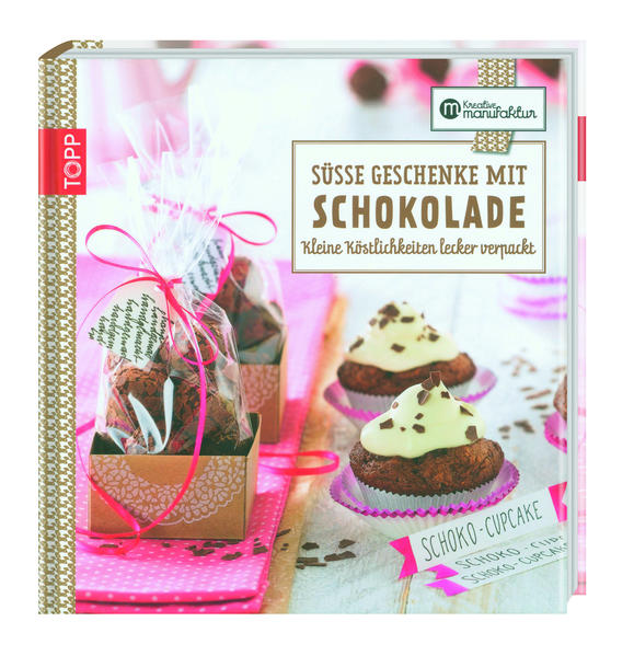 Schokolade macht glücklich. Egal ob als Schokoladentafel, Schokokuchen, Trinkschokolade, Pralinen oder Kekse: Schokolade ist immer und überall ein Hochgenuss. Entdecken Sie die verführerische Welt der Schokolade: Schokolade-Sahne-Herzen, Rum-Kardamom-Trüffel, Mousse-au-Chocolat-Likör oder Schoko-Popcorn sind Köstlichkeiten, die einfach auf der Zunge vergehen. Selbstgemachte Schokoleckereien sind ideale Geschenke und Mitbringsel für Familie, Freunde und Bekannte. Daher wurde zu jedem Rezept eine Verpackungsidee entwickelt.