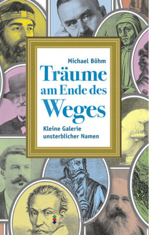 Besonderen Momenten im Leben großer Persönlichkeiten nähert sich Michael Böhm auf literarischen Pfaden. Er erzählt fesselnd von der Vision Heinrichs des Seefahrers am letzten Tag seines Lebens, schildert einen friedlichen Augenblick Friedrich Schillers auf der Flucht und folgt den Spuren des großen Goethe inkognito in Italien. Vor unserem inneren Auge leben König Saul, Lawrence Durrell oder Giuseppe Verdi auf. Ob die Wirrungen der Liebe bei Wilhelm von Wolzogen, eine Freundschaft im Gleichklang bei Hermann Hesse und Thomas Mann oder ein fieberhaftes Suchen bei Albert Camus in Szene gesetzt werden: Michael Böhm macht sie als fiktive Lebenswirklichkeit der Berühmtheiten erfahrbar. Eine zauberhafte Galerie von 25 unsterblichen Namen, die in diesen Erzählungen fortleben. Eine literarische Annährung an große Persönlichkeiten von Michael Böhm - lebendig, poetisch, lebensecht.