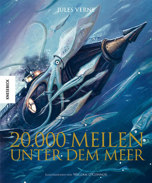 Auf der Jagd nach einem furchteinflößenden Seemonster gehen Professor Pierre Aronnax, sein treuer Diener Conseil und der Harpunier Ned Land über Bord der Abraham Lincoln. Sie werden von einem beeindruckenden Unterseeboot gerettet, der Nautilus, und von Kapitän Nemo gut aufgenommen. Doch sie sind an ihn und seine Mannschaft gebunden und können nicht mehr in die Zivilisation zurückkehren. In weniger als zehn Monaten legen sie bei einer Weltumrundung 20.000 Meilen unter dem Meer zurück und entdecken viele Wunder wie eine versunkene Stadt und erleben zahlreiche Abenteuer. Doch wer ist Kapitän Nemo? Und werden sie an die Erdoberfläche zurückkehren können? Mit seiner zeitlosen Abenteuergeschichte nahm Jules Verne viele Erfindungen und Entdeckungen des 20. Jahrhunderts vorweg. Der Fantasy- Illustrator William O’Connor gibt der Geschichte mit einzigartigen Bildern ein neues Gewand.