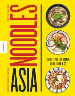 Selbstgemachte Soba-Nudeln, Ramen mit Miso, Pho mit Rindfleisch, Udon Sukiyaki, Mian mit Sesamsauce … Nudeln und Bowls sind das Street Food par excellence! In diesem umfassenden asiatischen Kochbuch stellen drei Autorinnen aus Japan, China und Vietnam in 150 traditionellen Rezepten und Eigenkreationen die Vielfalt der trendigen Nudelgerichte vor. Die Bandbreite reicht von verschiedensten Nudelsuppen über gebratene Nudeln aus dem Wok bis hin zu frischen Soba, die in kalter Brühe genossen werden. Schritt-für-Schritt-Anleitungen zeigen, wie so manche Nudelsorte selbst hergestellt werden kann. Rezepte zu Brühen und Basics sowie Hinweise zu den wichtigsten Grundzutaten vervollständigen den asiatischen Nudelkosmos. Authentische Rezepte für asiatische Nudeln und Bowls, so wie man sie auf den Straßen Vietnams, Chinas und Japans isst!