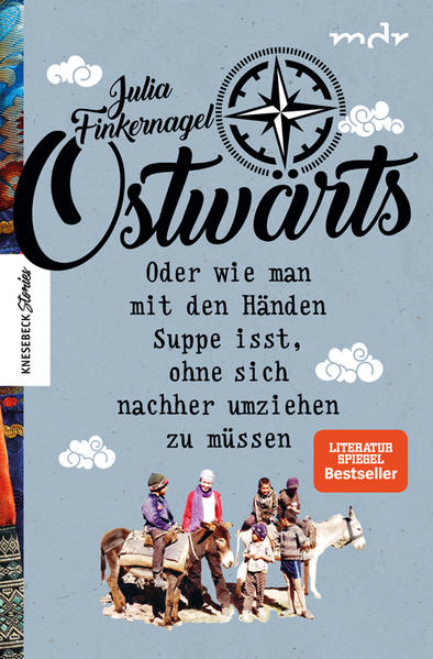 Reisererzählungen einer Rucksacktour von Leipzig durch Osteuropa bis in die Mongolei In diesem Buch zur erfolgreichen MDR TV-Serie »Ostwärts« erzählt die begnadete Journalistin Julia Finkernagel launig und geistreich von ihrer ganz persönlichen Premiere als „Go East“-Travellerin, den sehr speziellen Reise-Highlights und kleineren und größeren Katastrophen auf der Tour von Leipzig bis tief in die Mongolei. Auch die witzigen Ungeheuerlichkeiten, die es niemals in die TV-Version schafften, werden in den ebenso scharfsinnigen wie humorvollen Travel-Episoden nicht verschwiegen! Ein Blick hinter die Kulissen der TV-Serie »Ostwärts« Entgegen anderer Annahmen reiste Julia Finkernagel nicht mit einem großen Fernseh-Team, sondern allein mit einem Kameramann und einem Träger und bestritt die Reise mit kleinem Budget. Dass dabei viel improvisiert werden musste, sorgt in den kurzweiligen Reiseberichten für die allerbesten Pointen, und vieles von dem, was hinter den Kulissen passierte, findet der Leser im Buch. Eine Rucksackreise durch elf Länder und Regionen In rund 25 kurzen Travel-Episoden geht die Reise ab Leipzig durch Polen, Slowakei, Ungarn, Rumänien, Bulgarien und über Georgien, Südrussland und den Kaukasus, Kirgistan, Tadschikistan und Usbekistan bis in die Mongolei. Julia erklärt, wie man in Usbekistan Suppe mit den Händen isst, ohne sich danach umziehen zu müssen und erzählt von der mongolischen Familie, die dem Drehteam als Zeichen der Freundschaft einen frisch geschlachteten Ziegenkopf in den Fußraum stellt. Sie berichtet, wie sie sich in der Slowakei auf der Burg der Blutgräfin gruselte, in Russland im Gefängnis landete und erklärt, warum in Kirgistan der Tee dreimal zurück in die Kanne gegossen wird. Ausgespart wird auch nicht, dass sie in Rumänien tatsächlich Peter Maffay begegnet ist.