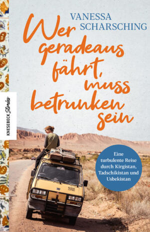 Ein liebenswürdiger Mini-Van und ein dreimonatiges Abenteuer durch Zentralasien Kirgistan, Tadschikistan, Usbekistan: Gemeinsam mit einem per Kleinanzeige in Bischkek erstandenen japanischen Bus brechen Vanessa Scharsching und Christian Biemann auf zu einer Reise abseits der Touristenpfade, bei der sich Hirten in Hochseekapitäne verwandeln und Nudeln mit Zyanid gewürzt werden. Die beiden Reisenden begeben sich auf Spurensuche nach Jelzins Vorliebe für Alkohol, sie entdecken das Ziegenpolo für sich und werden Opfer eines missglückten Brautklaus. Ständig wechselnd zwischen Kühlwasserblues und Fahrtwind-Euphorie, stolpern sie von einem Abenteuer ins nächste und werden immer wieder von der einnehmenden Gastfreundschaft der einheimischen Bevölkerung aufgefangen. Eine mitreißende und humorvoll geschilderte Fahrt durch karge Steppenlandschaften, mächtige Gebirgszüge und traumhafte Städte auf der Seidenstraße, auf der die beiden fast so etwas wie eine zweite Heimat finden.