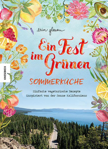 Willkommen im Golden State! Vegetarische Rezepte aus dem Herzen Kaliforniens Ein Fest im Grünen - Sommerküche nimmt Sie mit auf einen Roadtrip entlang der Westküste der USA und präsentiert Ihnen die vielfältige Schönheit sowie die leichte Küche Kaliforniens. Mit den 100 vegetarischen Rezepten, die mit typischen lokalen Zutaten zubereitet werden, lässt es sich ganz einfach von zu Hause in das kalifornische Lebensgefühl eintauchen. Neben schnellen Snacks und Salaten werden auch Hauptgerichte und Beilagen, Süßes und Desserts bis hin zu Drinks und Cocktails vorgestellt. Abgerundet wird das vegetarische Kochbuch mit atmosphärischen Fotografien von urwüchsigen Wäldern, steilen Klippen und sonnigen Stränden und zahlreichen Tipps für den nächsten Urlaub im Golden State. Rezepte gegen Fernweh - vegetarische Sommerküche in den eigenen vier Wänden Wen das Fernweh schon immer in die Sonne Kalifornien gezogen hat, erhält in diesem Kochbuch authentische Rezepte zum Nachkochen. Wie wäre es mit Rote-Bete-Hummus, einem aromatischen Curry-Blumenkohl-Salat oder einem bunten Süßkartoffelsalat mit Schwarzen Bohnen? Oder probieren Sie doch mal geschmorte Karotten mit Minz-Kapern-Tapenade, schmackhafte Walnuss-Enchiladas, herzhafte Auberginen-Sandwiches oder eine trendy Rainbow-Tahini-Bowl. Eines ist sicher - hier kommt garantiert jeder Kalifornien-Fan auf seine Kosten. Abgerundet wird das Ganze mit Ideen für erfrischende Desserts und passende Getränke. Entdecken Sie die kalifornische Küche von ihrer schönsten Seite Von den Redwoods an der Küste von Mendocino, über die Berge des Lake Tahoe und die tropischen Strände von Santa Barbara bis zu den Klippen des Yosemite Nationalparks - dieses Kochbuch ist nicht nur für den Gaumen ein Genuss, sondern auch für die Augen. Neben den farbenfreudigen und ansprechenden Food-Fotografien verleihen auch die stimmungsvollen Reise-Fotografien und zahlreiche inspirierende Reisetipps dem Buch echtes Urlaubs-Feeling. Natürlich dürfen auch die charmanten Aquarell-Illustrationen und Handletterings von Erin Gleeson nicht fehlen. Mit den frischen vegetarischen Rezepten aus Ein Fest im Grünen - Sommerküche ist Urlaubsstimmung garantiert. Kochen Sie sich im Nu in die Sonne Kaliforniens!