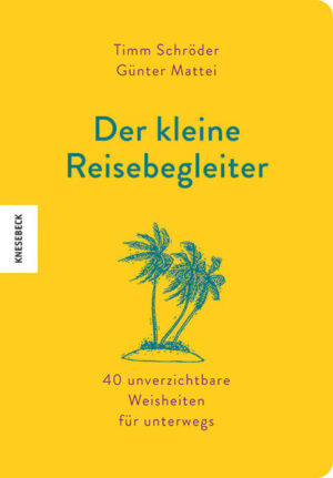 Die kleinen Dinge, die uns auf Reisen immer wieder begegnen Wann immer einer eine Reise tut, … ist bestimmt der Koffer verloren gegangen, liegt schon ein anderes Handtuch auf der Liege und wohin man sich auch wendet, das Tiefdruckgebiet kommt mit und sorgt für beständiges Schauerwetter. Was einem sonst noch bei Reisen widerfährt - und was einem den Urlaub auch versüßen kann, erfährt man in den Anekdoten und Weisheiten in diesem unverzichtbaren Reisebegleiter. Schöne und skurrile Seiten des Reisens Wussten Sie beispielsweise, dass Mietwagen Angst vor dem Zahnarzt haben? Oder dass Reiseführer auf ihrem Regal im Antiquariat Quartett spielen? Dass Ruinen zu den glücklichsten Häuserarten der Welt gehören, und Koffer Familienmenschen sind? Wenn nicht, wird es höchste Zeit für die in diesem kleinen Büchlein versammelten Reiseweisheiten, die manchmal absurd, manchmal humorig und meistens sehr erhellend sind. Die kurzen Geschichten und Betrachtungen sind der ideale Begleiter für Zwischendurch und zum immer wieder Reinlesen.