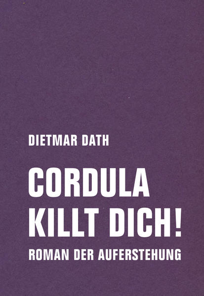 Die Komponistin, Denkerin und Dichterin Cordula Späth, eine Figur, die in Daths Romanen immer wieder auftaucht - ist nach einem Sturz aus dem Fenster, nun ja, irgendwie verschwunden. War es ein Unfall? Ist sie tot? Ihre Freund:innen Katja, Wolfgang, Dietmar, Barbara können es nur schwer begreifen und arbeiten sich unterschiedlich daran ab, und das Leben bleibt auch nicht stehen, ebenso wenig wie die sie umgebende Wirklichkeit, die allen ein ständiges Ringen abverlangt. Gerungen wird mithilfe von Musik, Comics, antiker wie sehr gegenwärtiger Prosa, philosophischen, naturwissenschaftlichen und psychoanalytischen Theorien. Und schier allen Ideen der 1990er Jahre. Um zu begreifen … oder … Und dann überschlagen sich plötzlich die Ereignisse … Der Debütroman von Dietmar Dath erschien 1995 als erstes Buch des Verbrecher Verlags. Nun ist es Zeit, diesen lange vergriffenen genialen Roman neu herauszubringen. Dath ergänzt diese Neuausgabe um eine Geschichte, in der erklärt wird, was die Romanfiguren heute, über 25 Jahre später, machen.