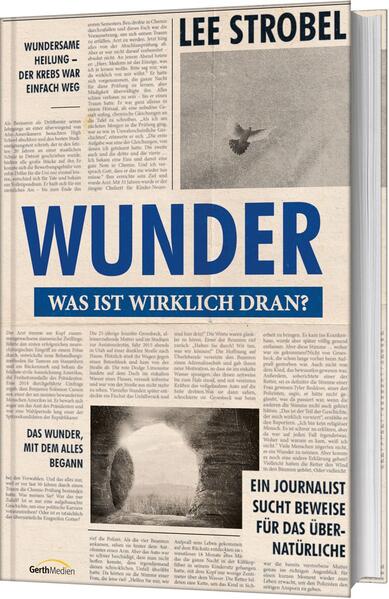 Ist es in der heutigen Zeit überhaupt noch vernünftig, an einen Gott zu glauben, der Wunder vollbringt? Widersprechen Wunder nicht allem, was die Wissenschaft herausgefunden hat? Spricht tatsächlich irgendetwas dafür, dass Gott in das Leben von Menschen eingreift? Bestsellerautor Lee Strobel meint: Ja! In seinem Buch spricht er dabei nicht nur mit Fachleuten, sondern führt ebenso zahlreiche Erfahrungsberichte aus der ganzen Welt an, die beweisen: Gott greift auf unerklärliche Weise in das Leben von Menschen ein. Dabei lässt Strobel eine der wichtigsten Einwände gegen Wunder nicht außer Acht: Warum entscheidet Gott sich oft dafür, nicht einzugreifen, besonders dann, wenn wir ihn am meisten brauchen?