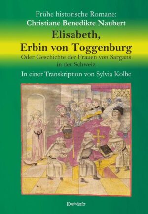 Frühe historische Romane - Christiane Benedikte Naubert: Elisabeth. Erbin von Toggenburg. Oder Geschichte der Frauen von Sargans in der Schweiz. Mit einem Nachwort von Sylvia Kolbe Die Grafen von Toggenburg, von Werdenberg und von Montfort, die Freiherren von Vaz: Schweizer Adelsgeschlechter, die über Jahrhunderte die Geschicke der Helvetier beeinflussten. Die Geschichtsschreibung erfasst zumeist nur die Männer - wie erging es den Frauen? Der hier vorliegende Roman erzählt die Geschichte von Frauen in der Zentral- und Ostschweiz im Zeitraum vom 13. bis 15. Jahrhundert und lässt teilhaben am Schicksal nicht nur der Adligen, sondern auch am Leben der freien Schweizer Bürgerinnen an der Seite solcher Männer wie Tell, Baumgarten, Staufacher und Melchthal. - Christiane Benedikte Naubert (1752-1819) ist eine Schriftstellerin der Goethezeit. Sie gilt als die Begründerin des modernen historischen Romans in Europa. Der hier vorliegende Roman 'Elisabeth Erbin von Toggenburg' erschien 1789 anonym in Leipzig im Verlag Weygand und inspirierte schriftstellerischen Größen wie Matthew Gregory Lewis 'The Monk' und Friedrich Schiller.