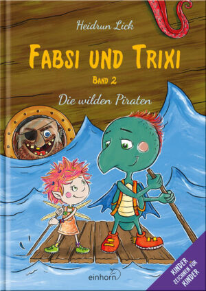 Fabsi und Trixi entdecken eine verzauberte Laterne, die eine höchst beunruhigende Nachricht verkündet: Trixis Eltern wurden von einer äußerst gefährlichen Piratenbande verschleppt! Wird es den beiden Freunden gelingen, die Entführten zu befreien? Und da gibt es noch den bösen Gewitterriesen Pumilio, die angriffslustigen Krebse, die abscheulichen Quallen, die dunklen Schatten und vor allem den furchterregenden Piratenkapitän Krummsäbel, der niemals Gnade walten lässt. Ein spannendes Kinderbuch voller Fantasie mit liebevoll illustrierten Bildern zum Anschauen und Ausmalen. Von Kindern für Kinder. Empfohlen ab 8 Jahren