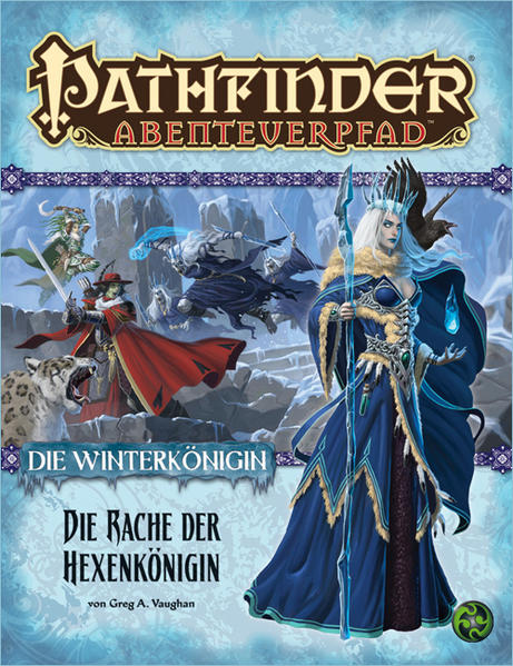 Nichts kommt der Rache einer Hexe gleich! Baba Jaga konnte aus den Fängen ihres Sohnes Rasputins gerettet werden! Die Hexenkönigin ist aber immer noch in einer magischen Matroschkapuppe gefangen. Die Helden stoßen in verborgene Kammern in der Tiefe der Tanzenden Hütte vor, um die verschachtelten Puppen zu öffnen. Dabei bekommen sie es mit den treuesten Wächtern der Hütte zu tun, unter ihnen die früheren Königinnen von Irrisen. Und wenn die Helden schließlich im Allerheiligsten Königin Elvanna gegenüberstehen, stellt sich die Frage, ob es ihnen gelingt zu obsiegen und Baba Jaga zu befreien oder ob für Golarion eine neue Eiszeit beginnt… Dieser Band des Pathfinder- Abenteuerpfades beendet den Abenteuerpfad Die Winterkönigin. Er enthält: * „Die Rache der Hexenkönigin“, ein Pathfinder- Abenteuer für Charaktere der 15. Stufe - von Greg A. Vaughan. * Mögliche Fortführungen der Kampagne und der Kampf gegen die Hexen von Irrisen - von Adam Daigle und Rob McCreary. * Baba Jagas Geheimnisse und ihr Einfluss auf Golarion und andere Welten - von Adam Daigle. * Eine Flucht aus Weißthron in den Chroniken der Kundschafter - von Kevin Andrew Murphy. *Vier neue Monster - von Shaun Hocking, Michael Kenway, Rob McCreary und Matt Renton.