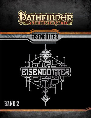 Widerstand ist zwecklos!Seit Jahrtausenden liegen in Numeria Geheimnisse vergraben, welche nicht von Golarion stammen. Dieses Land weit im Norden Avistans birgt das Vermächtnis einer fremden Zivilisation, das eifersüchtig von der Technikliga bewacht wird. Doch nach Ewigkeiten voll wahnsinniger Träume erwacht in der Silberkuppe eine furchtbare Macht das Zeitalter der Eisengötter beginnt!Der vorliegende Band enthält die letzten drei Teile des Abenteuerpfades Eisengötter. Nachdem die Kampagne die Charaktere vom Dorf Fackel über Schrottwall bis nach Iadenveigh geführt hat, sind die Todestäler die nächste Station auf dem Weg nach Sternenfall und zur Silberkuppe. Können die Charaktere wichtige Verbündete finden und den Würgegriff der Technikliga über Numeria brechen? Und können sie Kollektiv, den ersten der Eisengötter, bei seinem Plan aufhalten, in höchste Sphären aufzusteigen?