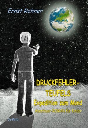 Die Brüder Jockel und Ule haben große Sorgen. Seit einiger Zeit zeigt der Mond eine extrem ungesunde Farbe, er droht zu verfaulen! Und so wenden sie sich an den Druckfehlerteufel, der ihnen helfen soll, eine Expedition zum kranken Mond zu organisieren. Zum Glück ist dieser technisch sehr begabt, weshalb bald eine Rakete bereitsteht. Die Rettungsmission kann beginnen. Eine humorvolle Abenteuerreise für Kinder ab 6 bis 12 Jahren.