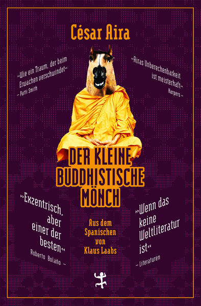 Ein fast unsichtbar kleiner buddhistischer Mönch sehnt sich danach, seiner Heimat Südkorea zu entfliehen und die westliche Welt kennenzulernen, von der er nur eine vage, doch großartige Vorstellung hat. Er beginnt verbotenerweise, sich durch den Kanon der westlichen Kultur zu lesen: Kunst, Literatur, Philosophie, Theologie - ach, was studierte er nicht alles! Als er dermaßen gewappnet auf ein französisches Touristenpaar trifft und sie auf einer Reise durch das Land begleitet, erwarten ihn unliebsame Überraschungen. Ein vom Himmel stürzendes selbstmörderisches Pferd ist dabei nur eine bemerkenswerte Begebenheit der an Wendepunkten und Überraschungen reichen, irrwitzig phrasierten und höchst geistreichen philosophischen Novelle.