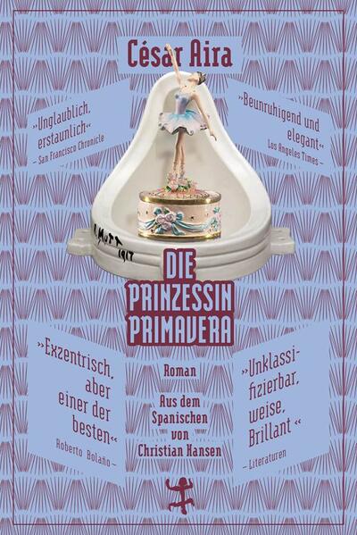 Auf einer paradiesischen Insel vor Panama lebt die arbeitsame Prinzessin Primavera. Sie bangt um ihre berufliche Zukunft, doch es kommt schlimmer als erwartet : Am Strand legt die Kriegsflotte ihres Erzfeinds General Winter an, in dessen Gepäck sich neben Raketenwerfern und allerlei Kriegsgerät auch noch ein sadistischer Weihnachtsbaum befindet. Eine Invasion scheint unvermeidlich, und im Gegensatz zu den Unterhaltungsromanen, mit deren Übersetzung sich die Prinzessin verdingt, ist der Lauf der Dinge ganz und gar nicht vorhersehbar. Ein toter Pianist, ein blindes Schaf sowie ein Eis in der Waffel bekleiden die Schlüsselpositionen in diesem hakenschlagenden Märchen voller Fallen, Täuschungen und Wurmlöcher. Mit hinreißendem Charme hebelt Aira die Mechanismen der Literatur aus : Metaphern und Symbole erlangen plötzlich gefährlich konkrete Bedeutung