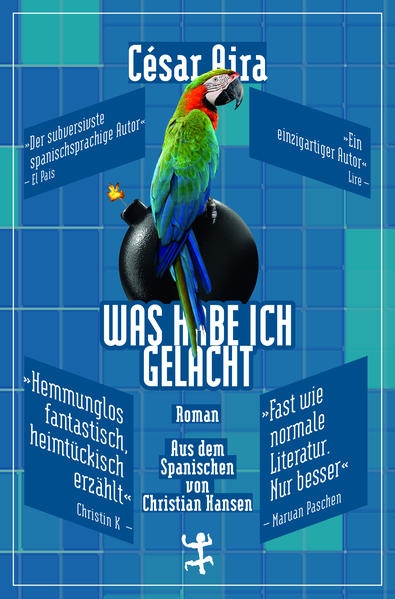 Ist das Lachen nicht bloßer Reflex, gedankenloses Schafsblöken, das der komplexen Tragikomik des Lebens nicht gerecht wird? Ein sinnentleerter Epilog, der auf eine gute Geschichte folgt? Aira eröffnet in dieser überraschend intimen Erzählung, die mal Autofiktion, mal wilde Fabel ist, einen Raum zwischen Witz und Gelächter, jenen Spalt, der oft zwischen dem eigenen Bewusstsein und der Gegenwart des Moments klafft: Darin finden wir Träume, Erinnerungen, einen Ozean der Wehmut - und schließlich auch das Lachen. Eigensinnig und doppelbödig zeigt sich der argentinische Ausnahmeautor hier in seiner ganzen weltliterarischen Größe.