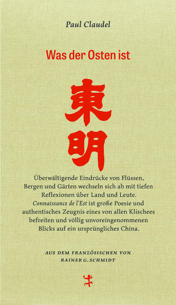 In neuer Übersetzung: das wohl einflussreichste französische Buch über das alte China. Auf seinen Reisen zwischen Shanghai, Fuzhou und Hankou beginnt der Diplomat Claudel gleich bei seinem ersten Aufenthalt von 1895-1899 mit der Niederschrift literarischer Momentaufnahmen. Obwohl er die chinesische Sprache nicht versteht, fühlt er sich sofort wie ein Fisch im Wasser, alles erscheint ihm »natürlich und normal«, die scheinbare Unordnung der chinesischen Stadt wird für ihn zum Zeichen einer Harmonie, die er der etablierten Ordnung europäischer Großstädte vorzieht. China sollte fortan das Land sein, in dem Paul Claudel nach kurzem Zwischenaufenthalt in Japan die meiste Zeit seiner diplomatischen Karriere verbrachte. Eindrücke vom Meer, den Flüssen, dem Land und den Gärten wechseln sich in den von eigenwilligen, mitunter gebrochenen Rhythmen durchzogenen Prosagedichten ab. Claudel streut Reflexionen, Gesänge und Fabeln ein