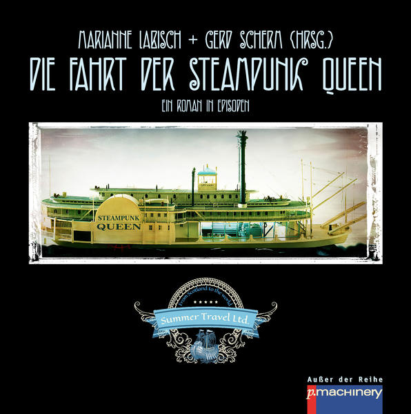 Die Schriftstellerin Susanne Haberland verließ diese Welt am 1. April 2016. Ihre Kurzgeschichten und Romane spielten überwiegend in Steampunkwelten. Zur Erinnerung an Susanne und ihr Werk schicken Marianne Labisch und Gerd Scherm einen Schaufelraddampfer, die Steampunk Queen, gemeinsam mit zehn weiteren Autoren auf eine Reise über das Mittelmeer. Ursprünglich als Anthologie geplant, wurde aus der guten und intensiven Zusammenarbeit aller Beteiligten ein Roman, dessen einzelne Episoden ein unterhaltsames Ganzes bilden.