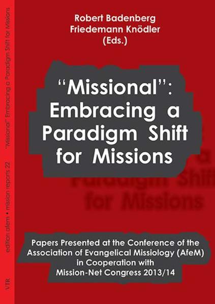 Robert Badenberg: Foreword Johannes Reimer: Which Views of Mission Help Us in Our Contemporary Situation? Vladimir Ubeivolc: Why Do We Struggle with Our Traditional Mission Concepts? Martin Robinson and Gabriel Stängle: Missional-The New Paradigm in Our Heterogeneous Contexts Frère Richard: The Missional Life of the Taizé Community-Experiences and Theological Reflections Michael Dreher: Being Missional in the World of Business Dieter Trefz: Overview of Church Planting in Europe Connie Duarte: Missional Chaos … What are We Hoping to Produce? Vitali Petrenko: Reflections on Church Planting in Latvia Vladimir Ubeivolc: Just Missional-The Church and Social Justice: Human Trafficking Thomas Schirrmacher: A New Horizon of World Christianity