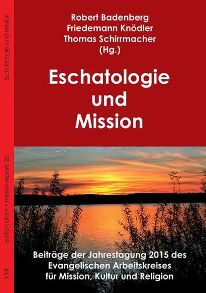 Vorwort (Robert Badenberg & Friedemann Knödler), Die etwas andere Tagung (Manuel Böhm), Eschatologie und Ethik der Mission-Eine Hinführung (Michael Borowski), Eschatologie und Mission oder Mission und Eschatologie (Johannes Reimer), Postmillennialistische Eschatologie und interreligiöser Dialog am Beispiel von William Carey (Christian Gfeller), Kurzes Statement zu dem Vortrag von Christian Gfeller (Horst Engelmann), J. E. Lesslie Newbigins „eschatologische Epistemologie“ und die Mission im postmodernen Europa (Timo Doetsch), Kurzes Statement zu Lesslie Newbigin (Eberhard Troeger), Eschatologie und die Mission der Kirche-N. T. Wright (Sebastian Straßburger & Manuel Böhm), Antwort zu den Vorträgen von Manuel Böhm und Daniel Straßburger (Bernd Brandl), Die Bedeutung der eschatologischen Haltung für das Konzept christlicher Schulen (Wolfgang Scheffler), Kurzes Statement zu dem Vortrag von Wolfgang Scheffler (Markus Dubach), Die doppelte Perspektive auf das Reich Gottes als Differenzkriterium der Eschatologie (Horst Afflerbach), Kurzes Statement zu dem Vortrag von Horst Afflerbach (Erhard Michel), Der Prämillennialismus und seine Bedeutung für ein verantwortliches Leben in Gesellschaft und Umwelt (Ulrich Neuenhausen), Sechs evangelikale Modelle der Endzeit im Vergleich (Thomas Schirrmacher)