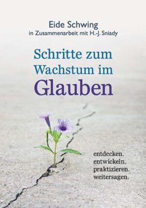 Die Anfänge von Schritte zum Wachstum im Glauben waren in einem missionarischen Hauskreis in Berlin. Später wurde der Kurs in den USA und danach in der Gemeindegründung in Hannover weiterentwickelt. Mit diesem Buch können Hauskreise, Minigruppen und Gemeinden neue Christen fördern, persönlich im Glauben an Jesus Christus zu wachsen. Das Buch bringt Struktur und Inhalt, um für das neue Leben als Christ zu lernen und im Glauben zu wachsen.