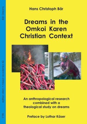 The present volume is dealing with the subject of dreams in an animistic culture, concentrating on the Karen people from Northern Thailand. The author has been a missionary in the area for many years. As he learned their language he could make an emic approach to their culture, so that instead of looking for Western-European concepts of dreaming he started strictly from the vocabulary the Karen use in this field of their respective local knowledge. Moreover he compares the dreaming complex with those of other world religions including what the Bible has to say about it. Prof. Dr. Lothar Käser, Professor for Anthropology, Freiburg i.Br., Germany