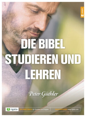 Wie kann man die Bibel effektiv studieren und das Gelernte an andere weitergeben? Diese überarbeitete Neuauflage des Kurses gibt Ihnen in elf Arbeitseinheiten praktische Anleitung. Er stellt die Werkzeuge vor, mit denen jeder ein erfolgreiches Bibelstudium durchführen kann. Nicht nur das: Er zeigt, wie man seine Entdeckungen lebendig an andere weitergibt-in Bibel- und Gesprächskreisen, in Predigt und Vortrag. Für alle Mitarbeiter in der Gemeinde und jeden Bibelleser wichtiges Werkzeug! Umfangreiches Zusatzmaterial gibt es auf www.rigatio.com zum kostenlosen Download!