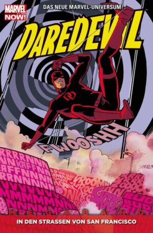 Daredevil bricht auf zu neuen Ufern. Doch in den Straßen von San Francisco lauern alte Geister, um den Mann ohne Furcht gebührend in Empfang zu nehmen. Owl und der Purple Man sind zurück! Zudem hat die Stadt an der Bucht schon einen blinden Helden. Wird der finstere Shroud einen Nebenbuhler akzeptieren?