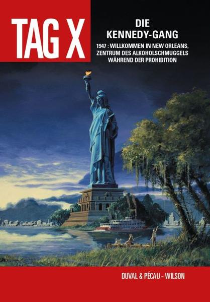 DER FLUCH DER KENNEDYS Wir schreiben das Jahr 1947. New OrIeans, die Hauptstadt von Neufrankreich, ist das Zentrum des illegalen Alkoholhandels für die junge Amerikanische Union im puritanischen Norden - das angloamerikanische Gebiet, das noch von der englischen Kolonialisierung übrig geblieben ist. Seit 200 Jahren, nach der Niederlage der englischen Armee gegen die französisch- indianischen Truppen von Montcalm, ist die Provinz Quebec zu einem reichen und leistungsstarken Gebiet geworden. Das Zusammenleben zwischen Weißen und Indianern ist beispielhaft für die ganze Welt ... gleichzeitig blüht aber die Sklaverei und es brodelt gewaltig unter der Oberfläche. Joe Kennedy hat ein Vermögen mit Alkoholschmuggel gemacht und ist sehr einflussreich. Er entscheidet sich zur Kandidatur bei der Präsidentschaftswahl in der Amerikanischen Union mit einem einmaligen Programm: Er will der Prohibition ein Ende setzen. Bevor der Wahlkampf beginnt, beauftragt er seine Söhne, Joe Junior und Jack, mit der Beschaffung einer letzten Ladung von Alkohol auf der anderen Seite der Grenze, in New Orleans. Aber die Mafia und ein despotischer Polizeileutnant sitzen ihnen im Nacken - die „Spritztour“ der beiden Brüder scheint ein Trip zur Hölle zu werden ... In der Glitzerwelt von Hollywood werden in der Zwischenzeit ganz andere Intrigen gegen die Familie gesponnen, der “Fluch“ scheint auch in der alternativen Realität von „Tag X“ auf den Kennedys zu lasten.