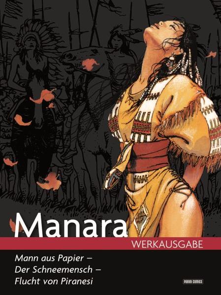 Western, Abenteuer, Science- Fiction Band 16 der Manara- Werkausgabe bietet nicht nur drei Album- Klassiker des italienischen Maestros, er widmet sich auch gleich drei verschiedenen Genres: Mann aus Papier eine Wildwest- Story, in der origineller Weise kaum ein Schuss fällt, Der Schneemensch ein Abenteuer auf den Spuren des legendären Yeti und die Flucht von Piranesi einer der seltenen Ausflüge Manaras in die Science- Fiction. Autor: Alfredo Castelli Zeichner: Milo Manara