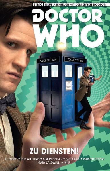 NEUE ABENTEUER MIT DEM ELFTEN DOCTOR! Doctor Who: Er ist viele Hundert Jahre alt, wechselt ab und zu den Körper und ist der Titelheld von Großbritanniens beliebtester Science- Fiction- Serie. Sein Raumschiff, die TARDIS, sieht aus wie eine blaue Telefonzelle, ist innen jedoch wesentlich größer als außen. Mit ihr reist der Doctor durch Raum und Zeit, auf der Suche nach Abenteuern und den Wundern des Universums. Und da es keinen Spaß macht, die allein zu entdecken, lädt der Timelord vom Planeten Gallifrey immer wieder Menschen ein, ihn auf seinen Reisen zu begleiten. Alice Obiefune, der Musiker Jones und der Gestaltwandler Arche sind die aktuellen Begleiter des Doctors und sind gleich zu Anfang mit der TARDIS in einer Zeitschleife gefangen. Eine missliche Lage, bei der der Doctor tief in die Trickkiste greifen muss und sich dabei gleich ein paar Mal selbst begegnet was seinem Ego einen enormen Auftritt gibt. Selbstvertrauen braucht der Doctor aber auch dringend, denn er hat sich gleich in mehreren Zeitebenen den mächtigen Mega- Konzern SERVEYOUinc. zum Feind gemacht, und egal, wohin die Truppe auch reist: Die "freundlichen" Mitarbeiter von SERVEYOUinc. scheinen bereits auf sie zu warten ...