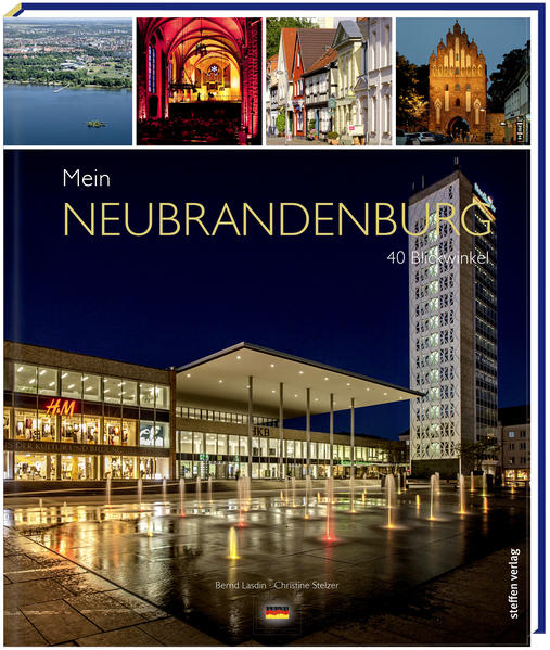 40 Blickwinkel auf das mecklenburgische Neubrandenburg im Nordosten Deutschlands: Eng mit der Stadt am malerischen Tollensesee verbundene Persönlichkeiten lenken die Aufmerksamkeit auf ihnen nahe Orte - schöne alte Gebäude, angesagte Wohnviertel und Locations, modernste Industrieunternehmen und attraktive Freizeit-Ziele Der in Neubrandenburg geborene und hier lebende Fotograf Bernd Lasdin hielt dies alles mit Kamera und professionellem Blick in opulenten sowie stimmungsvollen Fotos fest. Dazu stehen kurz und prägnant die Texte der Autorin Christine Stelzer. Ein Buch zum Sich-Erfreuen an warmem Backstein-Rot und moderner Glätte, an Kontrasten und Vielfalt, an städtischem Leben und verschwenderisch schöner Natur in der Umgebung. Unter den Neubrandenburgern, die ihre Stadt vorstellen, sind u.a. Elfrun Scheller (Auf dem Wall), Heiko Asmus (Vierrademühle), Caspar Venter (Jahnviertel), Martin Hollstein (Am Oberbach), Adele Krien (Backstein-Kleinodien), Andreas Dittmer (Oststadt), Prof. Dr. Christina Gansel (Um die Bornmühle) und Sophie Dufke (Behmshöhe, Hinterste Mühle, Burg Stargard) u.v.m.