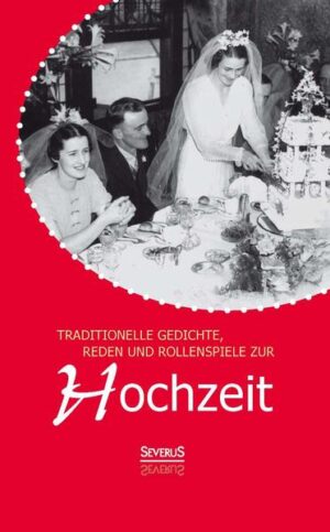 Da sitzt ja auch der Bräutigam Und dort die holde Braut, Er schauet sie so zärtlich an, Sie lächelt lieb und traut. Um eine ganze Gesellschaft zu begeistern, braucht es manchmal den rechten Ideengeber: Dieses bunte Potpourri aus traditionellen Gedichten, Toasts und Glückwünschen zusammen mit Reden und Sketchen garantiert ein Hochzeitsfest voll kurzweiliger Unterhaltung. In Sprüchen, Geschichten und Rollenspielen wird den zukünftigen Eheleuten mit Scherz und Ernst alles beigebracht, was sie über das Eheleben wissen sollten und wie sie sich vor bösen Fallstricken schützen können… Auch zum Stöbern und Schmunzeln wärmstens zu empfehlen.