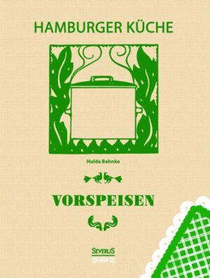 Von Hamburger Aalsuppe bis zum Austernragout: Hulda Behnke sammelte im Jahr 1923 Rezepte für kleine Leckereien und Appetithäppchen aus dem alten Hamburg und stellte sie in einem Kochbuch zusammen, das keine Wünsche offen lässt. Traditionelle Hamburger Küche in seiner delikatesten Form - von fein bis rustikal ist alles mit dabei.