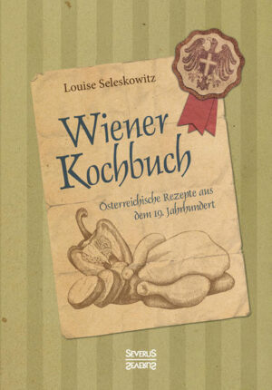 Eine genussvolle Ess- und Trinkkultur gehört traditionell zu Wien wie seine Musikgeschichte oder seine Theater: Dieser Kochklassiker aus dem Jahr 1879 hält eine Vielzahl traditioneller Wiener Rezepte bereit. Von gefüllten Kapaunen bis zur Schildkrötensuppe lässt die Sammlung nichts aus, was den Gaumen erfreut und das Wiener Herz höher schlagen lässt. Strudel, Golatschen und Palatschinken finden sich hier neben dem Wiener Schnitzel und dem Tafelspitz. Wer wirklich originale Gerichte aus alten Zeiten nachkochen möchte, liegt mit dieser Rezeptsammlung genau richtig. Die Wiener Kauffrau Louise Seleskowitz machte sich mit einem Kochlehrinstitut selbstständig und führte eine eigene Delikatess- und Weinhandlung in Wien. Ihr Kochbuch verkaufte sich nach Erstveröffentlichung so erfolgreich, dass es mit renommierten Auszeichnungen bedacht wurde.