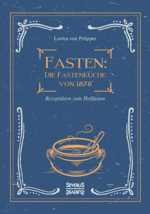 Fasten und trotzdem abwechslungsreich und interessant essen? Zu Urgroßmutters Zeiten war dies problemlos möglich und mit diesem Kochbuch zieht die fleischlose, dafür aber fischreiche Küche auch in Ihr zu Hause ein. Von ausgefalleneren Gerichten, wie Falschen Beefsteaks, über einfache Suppen und Aufläufe bis hin zu diversen süßen Versuchungen findet sich in über 850 Rezepten für jeden etwas Passendes. Amüsante Kommentierungen der einzelnen Kochrezepte durch die Autorin sowie ein ausführlicher Speisezettel am Ende des Buches bieten außerdem einen ganz besonderen Einblick in einen Haushalt des 19. Jahrhunderts.