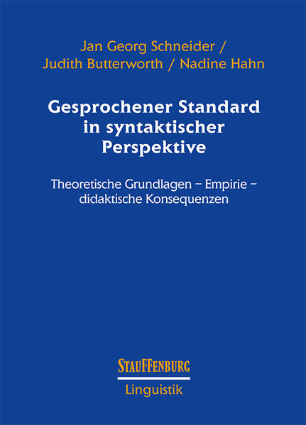 Gesprochener Standard in syntaktischer Perspektive | Bundesamt für magische Wesen