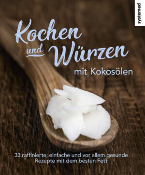 Kokosöl ist ein wertvolles Fett, das zwar keine Wunder vollbringen kann, aber als Bestandteil einer insgesamt ausgewogenen und gesundheitsfördernden Ernährung ein beachtliches Gesundheitspotenzial mitbringt - sei es zur Förderung der Hirngesundheit oder mit seinen positiven Effekten auf den Stoffwechsel, ganz besonders in Kombination mit einer kohlenhydratbewussten Ernährung. Auch mit einer gewissen Schlagkraft gegen Viren, Bakterien und Pilze und pflegenden Eigenschaften für Haut und Haar kann Kokosöl punkten. Dass es noch dazu wohlschmeckend, leicht zu handhaben und lange haltbar ist, macht es für die Alltagsküche umso attraktiver. Die Öle der Ölmühle Solling werden zudem durch ein neuartiges, besonders schonendes Verfahren hergestellt. Die abwechslungsreichen Rezepte in diesem Kokosöl-Kochbuch unterstützen Sie beim fantasievollen Einsatz von nativem Kokosöl bis hin zu verschiedenen Kokoswürzölen unterschiedlicher Geschmacksrichtungen, mit denen Sie am heimischen Herd kulinarische Reisen starten können. Testen Sie selbst, wie sich aus hochwertigen Lebensmitteln und diversen Kokosölen im Handumdrehen kulinarische Leckerbissen zaubern lassen.