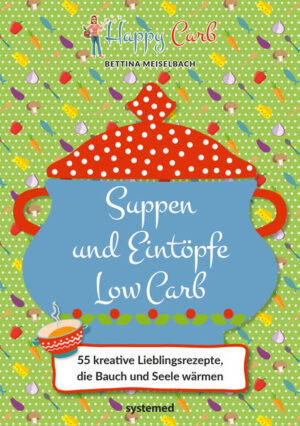 Abnehmen mit echtem Low-Carb-Soulfood Hier trifft Low-Carb-Ernährung auf echte Schlemmerküche! Erfolgsbloggerin Bettina Meiselbach zeigt 55 unkomplizierte Rezepte für Suppen, Eintöpfe und One-Pot-Gerichte, die Bauch und Seele wärmen: Ob mit oder ohne Fleisch, warm oder kalt, klassisch oder exotisch, mit leichtem Sommergemüse oder winterlich herzhaft, für die Mittagspause oder als Partyknaller - die Wohlfühlsuppen und Soulfood-Eintöpfe sind extrem vielseitig und so lecker! Also: ran an die Töpfe!