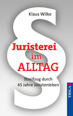 Ein Jurist erzählt aus seinem Erfahrungsschatz - Unterhaltsames und Kurioses und manchmal auch Nachdenkliches. Vom alltäglichen Umgang mit Mandanten, Staatsanwälten und Richtern weiß der Autor zu berichten. Die Schilderung einiger besonderer Fälle bietet dabei reichlich Gelegenheit zum Schmunzeln oder Kopfschütteln.