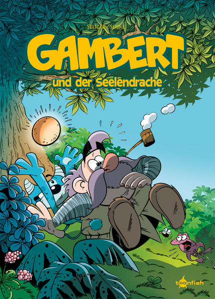 Gambert ist ein Biergenießer der besonderen Sorte: Zurückgezogen in einem idyllischen Wald lebend, frönt er allen irdischen Genüssen, ganz besonders aber dem Bier. Diese Verbundenheit hat einen Grund: Gambert ist der Gott des Bieres. Zwar gab er einst seine Göttlichkeit auf und überlebte so den Untergang der Götterwelt. Doch obliegt ihm nun die Aufgabe, den einzigen Zugang zur »Anderswelt« zu bewachen, wohin jedwede Form der Mythologie verbannt wurde. Praktischerweise befindet sich dieser Übergang in seinem Felsenkeller, gut verborgen zwischen unzähligen Bierfässern. Das beschauliche Leben könnte ewig weitergehen, würden sich in jüngster Zeit nicht die Erscheinungen von Fabelwesen bedrohlich häufen… Mit Gambert präsentiert das deutsche Künstlerduo Jan Suski und Dirk Seliger eine herzliche Funny- Reihe, die dank der exquisiten Zutaten Fantasy- Hommage, Fabulierfreude und last but not least Bier wie ein außergewöhnlich edles Tröpfchen mundet.