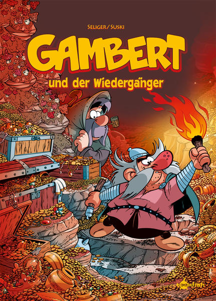 Gambert ist ein Biergenießer der besonderen Sorte: Zurückgezogen in einem idyllischen Wald lebend, frönt er allen irdischen Genüssen, ganz besonders aber dem Bier. Diese Verbundenheit hat einen Grund: Gambert ist der Gott des Bieres. Zwar gab er einst seine Göttlichkeit auf und überlebte so den Untergang der Götterwelt. Doch obliegt ihm nun die Aufgabe, den einzigen Zugang zur »Anderswelt« zu bewachen, wohin jedwede Form der Mythologie verbannt wurde. Praktischerweise befindet sich dieser Übergang in seinem Felsenkeller, gut verborgen zwischen unzähligen Bierfässern. Das beschauliche Leben könnte ewig weitergehen, würden sich in jüngster Zeit nicht die Erscheinungen von Fabelwesen bedrohlich häufen… Mit Gambert präsentiert das deutsche Künstlerduo Jan Suski und Dirk Seliger eine herzliche Funny-Reihe, die dank der exquisiten Zutaten Fantasy-Hommage, Fabulierfreude und last but not least Bier wie ein außergewöhnlich edles Tröpfchen mundet. Abschlussband der Serie