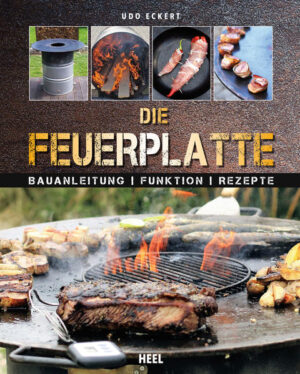 Das Standardwerk zum Grillen mit der Feuerplatte! Die Feuerplatte ist ein vielseitiges Multitalent, das immer mehr heimische Gärten Einzug hält, immer mehr Feuerschalen und Feuertonnen haben einen integrierten Grillring oder eine Grillplatte. Denn mit einer Feuerplatte kann man, wie auf einer Plancha, dank verschiedener Temperaturzonen auf einer großen Gar- bzw. Grillfläche problemlos eine größere Gruppe mit Fleisch und Beilagen gleichzeitig versorgen: Steaks, Spieße, Würstchen oder Garnelen lassen sich darauf ebenso zubereiten wie Gemüse, Früchte, Käse oder sogar Pfannkuchen. Von der Bauanleitung, über das passende Grillholz, vom Anfeuern bis zu den Temperaturzonen, in diesem Buch wird alles erklärt. Der umfangreiche Rezeptteil bietet auch erfahrenen Grillern viele neue Anregungen: Ob gegrillte Garnelen mit Ingwer, Tournedos im Speckmantel oder Barbecue-Ente à l'orange, die Rezepte sind leicht nachzugrillen und ansprechend fotografiert. Und ungewöhnliche Rezepte wie gebratene Jakobsmuscheln auf Zucchini oder gegrillte Melone an Joghurt-Dip machen Lust auf einen geselligen Grillaben mit Familie und Freunden rund um die Feuerplatte! Portionsangaben, Zubereitungszeit und Grillzeit werden angegeben, mit Hinweisen, wie lange in welcher Temperaturzone das Grillgut zubereitet werden soll. Dieses Buch ist ein Must-Have für alle Besitzer einer Feuerplatte! Die perfekten Rezepte für Ihren Grillring!