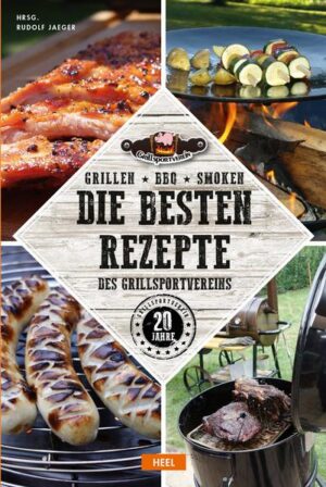 Viel Grill-Buch für wenig Geld! 180 Seiten geballte Grillkompetenz aus 20 Jahren Grillsportverein! Ob Kohle- oder Gasgrill, Smoker oder Dutch Oven - ganz egal, welcher Grill im Garten steht, die riesige Rezeptsammlung von Grillspezialist Rudolf Jaeger bietet für jedes Modell eine Auswahl origineller, erprobter Rezepte. Von Grillern für Griller: Dieses Buch bietet das umfassende Grillwissen aus der Praxis des Grillsportvereins! Porterhouse Surf and Turf oder Bison-Burger mit Wildkräutersalat, Trüffel-Burger mit Blauschimmelkäse oder Wildschweinkeule mit Honig-Ingwer-Kruste, Rind, Schwein oder Geflügel, Fisch, Beilage oder Dessert - in diesem abwechslungsreichen Buch findet jeder Griller das passende Rezept für jeden erdenklichen Grill-Anlass! Rezepte pur und vor allem von Grillern erprobt: Über 100 leckere Grill-Rezepte für nur 9,99 € - mit diesem Top-Preis-Leistungs-Verhältnis ist dies das ultimative Buch-Geschenk für jeden Griller!