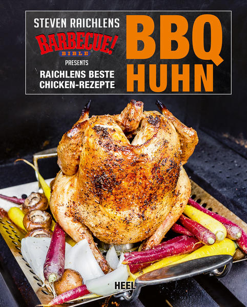 Das allseits berühmte und beliebte „Bierdosen-Hähnchen“ ist Kult und hat viele Namen: Beer Butt Chicken, Drunken Chicken, Beer Can Chicken oder auch schlicht Bierdosenhuhn. Dank der Flüssigkeit im Behälter bzw. der Dose wird das Geflügel sehr saftig, zart und aromatisch und erhält eine tolle knusprige Haut. Wer Hähnchen liebt, kommt an diesem Buch nicht vorbei! Der preisgekrönte Autor und Koch Steven Raichlen widmet den saftigen Geflügelköstlichkeiten ein ganzes Buch. Neben Hähnchen werden Wachteln, Rebhühner, Truthähne und Enten auf dem Grill zubereitet. Zudem experimentiert Raichlen neben Bier auch mit verschiedenen Softdrinks und Fruchtsäften und kombiniert dazu passende Rubs, Marinaden und Saucen. So entstanden ausgefallene aber leicht nachzugrillende Rezepte wie Hühnchen Aquavit, Trüffel-Hühnchen, Cola-Hühnchen, Thai-Kokoshuhn, Wachtel mit Ananassaft und Geflügelrezepte ohne Dose wie das „Gesteinigte“ Huhn oder das Teuflische Huhn. Die Entscheidung bei so vielen leckeren Rezeptideen fällt schwer: Setzt man das Huhn ganz klassisch auf eine Bierdose, oder doch auf eine Dose Cola, Limo, Ginger Ale, Pfirsichsaft, Koskosmilch oder Eistee, lieber Wachteln oder Rebhuhn auf Prosecco-Dosen oder doch die Ente à l'Orange auf der Orangenlimonaden-Dose? Abgerundet wird das Ganze mit tollen Beilagen vom Grill. Ob gegrillte Artischocken, Chilis oder Glutkartoffeln- Raichlens Chicken-Bibel hat eine Menge mehr zu bieten als nur Hähnchen-Rezepte. Und natürlich gibt es zahlreiche Saucen- und Rub-Rezepte vom Saucen-Meister Raichlen. Ob Schwarzbier- , Scharfe Erdnuss- oder Cola-Barbecue-Sauce, Cranberry-Salsa oder Limetten-Terijyaki-Glaze, Cajun-Rub oder Anchiote-Paste - Raichlens Saucen-Rezepte sind ungeheuer kreativ! Also: Buch kaufen, Freunde einladen und auf die Dosen fertig los!