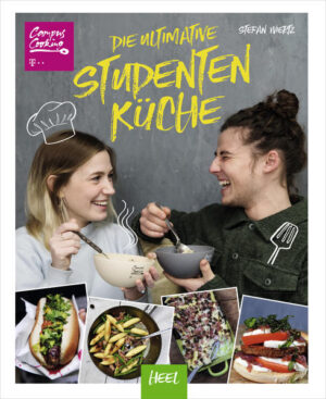 BRAINFOOD FÜR GENIESSER Wer behauptet, Studis ernährten sich bloß von Dosensuppen und Nudeln mit Tomatensoße, glaubt auch, dass im Leben eines Studenten Partys an der Tagesordnung und Faulenzer en vogue seien. Schluss mit den schlechten Klischees! Wenn der Kopf stetig raucht, fällt auch die Hungerkurve nur selten nennenswert ab: Auf Initiative der Telekom versorgt Fernsehkoch Stefan Wiertz deshalb seit 10 Jahren den akademischen Nachwuchs in ganz Deutschland mit leckeren Mensa-Alternativen direkt aus dem Food-Truck. Mit der Aktion „Campus Cooking“ ist er an den Uni-Mensen unterwegs und hat nun seine besten und beliebtesten Rezepte in diesem stylischen Kochbuch gebündelt. Also, nichts wie ran an die Kochlöffel, denn wie heißt es so schön: Probieren geht über Studieren! - Gelingsichere Rezepte auch für Kocheinsteiger - Köstliches, gesundes Brainfood für den stressigen Unialltag - Angesagte Bowls, raffinierte Hot Dogs, klassische Aufläufe und vieles mehr