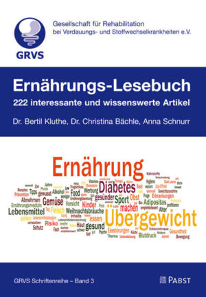 Gesundheit A Gesundheitsverhalten und Lebensstil B Makro- und Mikronährstoffe C Warenkunde D Werbung E Verbrauchertipps F Verbraucherschutz G Lebensmittelkennzeichnung H Hygiene Allgemeine Ernährungsthemen I Ernährung in Schwangerschaft und Stillzeit J Säuglings- und Kleinkinderernährung K Ernährungserziehung und -bildung L Essverhalten M Ernährungs- und Lebensstiländerung N Risikofaktoren und Prävention O Gewichtsreduktion Ernährungsmedizin P Übergewicht und Adipositas bei Erwachsenen Q Übergewicht und Adipositas bei Kindern R Diabetes S Bluthochdruck, Herz- und sonstige Erkrankungen T Lebensmittelallergien und -unverträglichkeiten U Gastroenterologische Erkrankungen V Essstörungen: Anorexie, Binge Eating, Bulimie W Andere Erkrankungen Ernährungsinformation X Ernährungsberatung Y Weihnachtsbräuche, Mythen und Gute Laune Z Lebensmittel