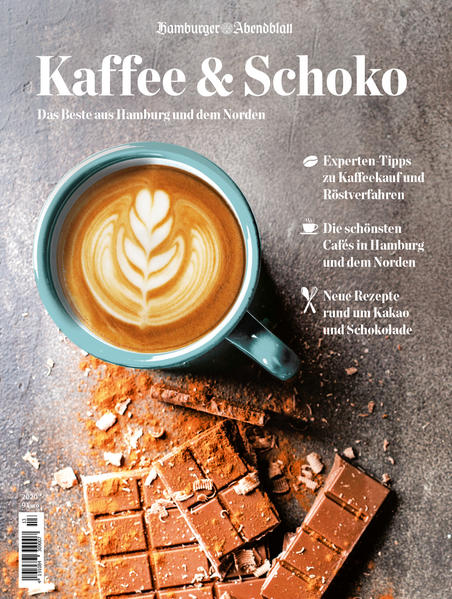 Wenns gerade so gut schmeckt, sollte man ruhig noch einmal nachschenken: Deshalb haben wir uns entschlossen, dem Erfolg des ersten Magazins über Kaﬀee und Cafés, über Röster und Genießer in Hamburg vor einem Jahr nun eine zweite Ausgabe mit einem zusätzliches Schwerpunkt zu präsentieren. Diesmal geht es neben Kaﬀee auch um Schokolade: Wir zeigen Hamburgs Schokoladenseiten, geben Tipps für den richtigen Umgang mit der (meist) braunen Süßigkeit und liefern auch gleich noch zehn tolle Rezepte mit. In diesem Magazin stellen wir ungewöhnliche Cafés vor, spannende Menschen und interessante Erfndungen von Hamburgern rund um den Kaﬀee und die Schkolade vor. Wenn Sie schöne Cafés entdecken mögen - unser Magazin bietet Ihnen fast 100 Tipps und Adressen.