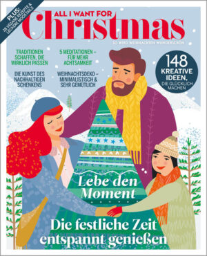 Die Advents- und Weihnachtstage sind für die meisten Deutschen die schönsten, besinnlichsten und gemütlichsten - vielleicht sind es sogar die magischsten Tage im Jahr, gerade in diesen Zeiten. Lasst das Fest der Liebe und Familie in diesem Jahr besonders machen: Wir wollen Sie mit diesem Magazin mitnehmen auf eine Reise quer durch die schönsten Bräuche, Tugenden und Geschichten, die die Weihnachtszeit so besonders machen. Viele schöne Bilder aus allen Teilen der Welt inspirieren und machen die Vorfreude dabei noch größer, dazu steht alles unter dem Stern des nachhaltigen, bewussten und familiären Festes. Die Highlights:Traditionen schaffen, die passen, die Kunst des nachhaltigen Schenkens, 148 Ideen, die glücklich machen, Meditationen für mehr Achtsamkeit, Weihnachtsdeko - minimalistisch & sehr gemütlich. Großer DIY Adventskalender.